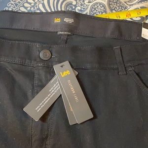 Women’s lee bootcut mid rise plus size jeans.